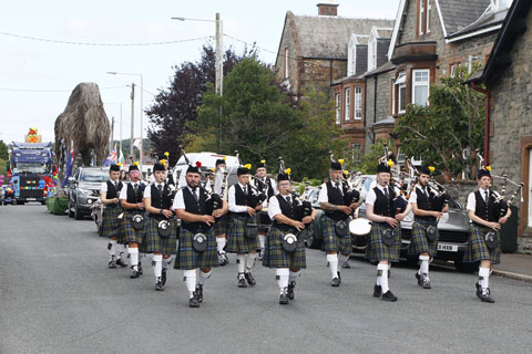 Kirkcudbright Parade August 2025 
